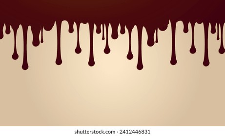 sweet chocolate background wit minimalist style