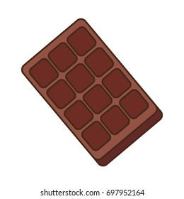 Sweet chocolate bar