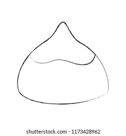 sweet chocolate bon bon shape chip