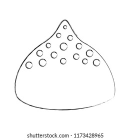 sweet chocolate bon bon shape chip
