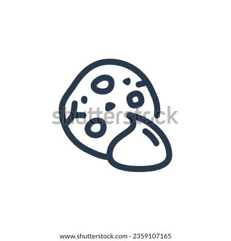 Sweet Chocolate Chips vector icon illustration