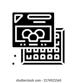 sweet chocolate glyph icon vector. sweet chocolate sign. isolated contour symbol black illustration