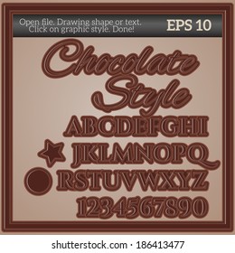 Sweet Chocolate Graphic Style
