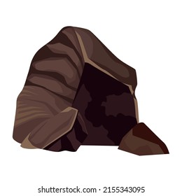 sweet chocolate rock candy icon