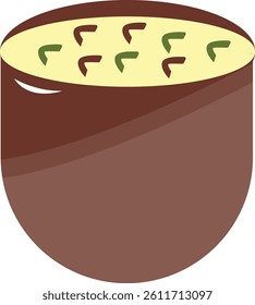 Sweet Chocolate Snack Illustration. Isolated on White Background