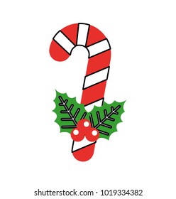 sweet christmas cane icon