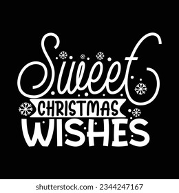 Sweet christmas wishes, Vector file