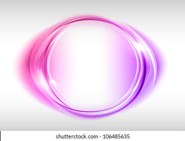 sweet circle on the light background