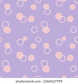 Sweet Classic Seamless Polkadot Pattern, texture, abstract style, illustration