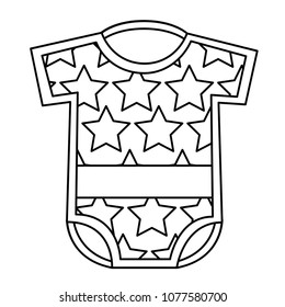 sweet clothes baby boy with stars fashion