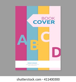Sweet Color Book Cover Design Template
