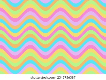 Sweet color. Wave Abstract Background.