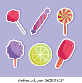 Sweet and Colorful Candy Icon