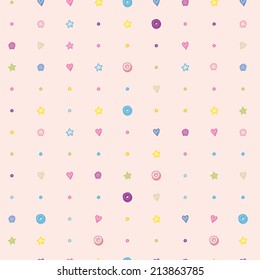 Sweet colorful sugar candy vector seamless background 