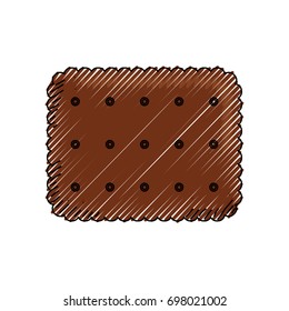 Sweet cookie dessert