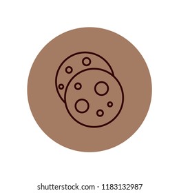 Sweet cookies icon