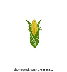 sweet corn logo design concept