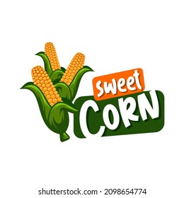 sweet corn logo vector symbol