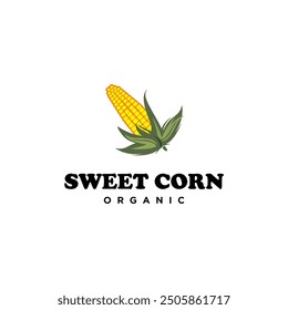 Sweet Corn Minimalist Concept Logo