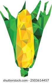 Sweet corn on white background Royalty Free Vector