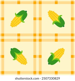 sweet corn pattern for background