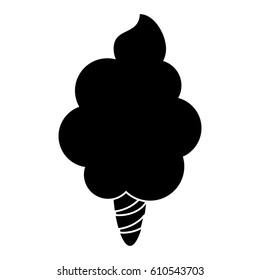 sweet cotton candy pictogram