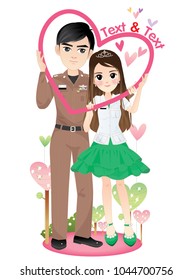 sweet couple cartoon