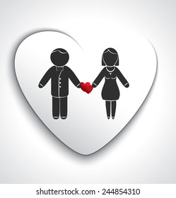 Sweet couple of lovers 