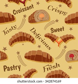 Sweet croissant celebration design