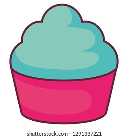 sweet cupcake bakery icon