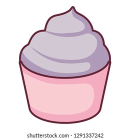 sweet cupcake bakery icon