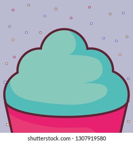 sweet cupcake bakery icon