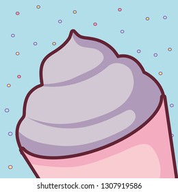 sweet cupcake bakery icon