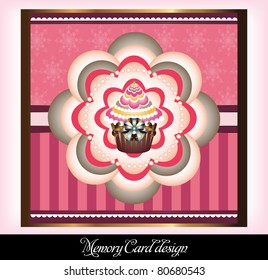 sweet cupcake card collection