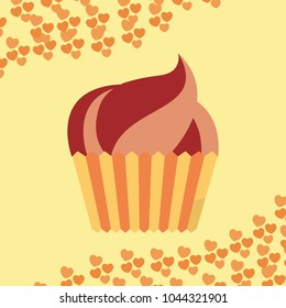 Sweet cupcake design