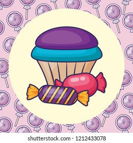 sweet cupcake design