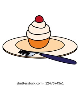 sweet cupcake design 