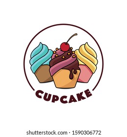 Sweet cupcake illustration
vector design