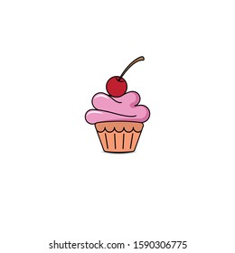Sweet cupcake illustration
vector design