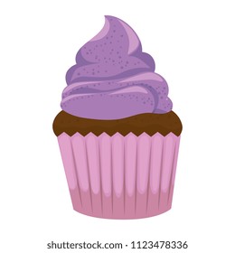 sweet cupcake pastry icon