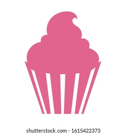 sweet cupcake pastry isolated icon vector illustration design