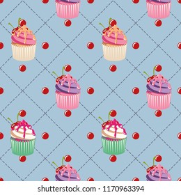 sweet cupcake pattern