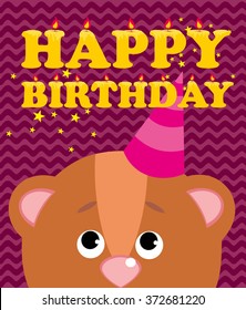 sweet cupcake. vector illustration