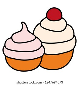 sweet cupcakes design