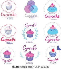 Sweet Cupcakes Logo and Icons