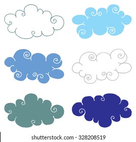 Sweet curly clouds