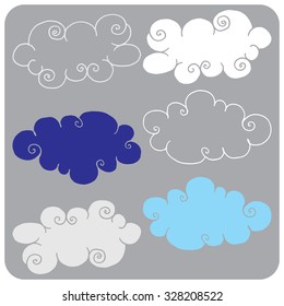 Sweet curly clouds