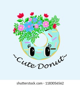 Sweet and cute donut
