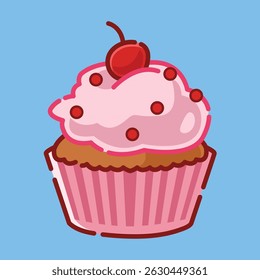 sweet and cute food vector