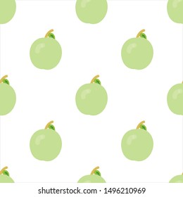 Sweet and cute fruits seamless pattern Illustration. Can use for print, template, fabric, presentation, textile, banner, poster, wallpaper